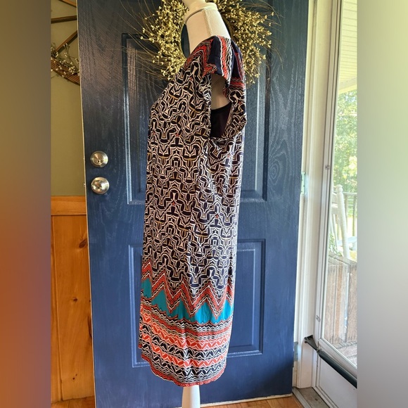 Laundry By Shelli Segal Geometric Print Dress - size M - Picture 7 of 12